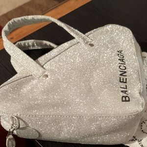 Glittering Silver Shoulder Bag